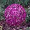 STAR TRADING Sphère design 3D LED Galax Fun, Ø 30 cm, fuchsia^ Lampes Décoratives