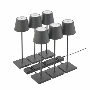 Sigor Station de charge USB-C pour luminaires rechargeables Nuindie, 6 positions^ Matériel Électrique