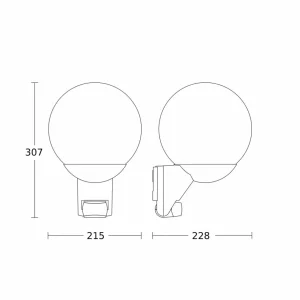 STEINEL L 585 S applique capteur, anthracite^ Appliques D'Extérieur Avec Détecteur
