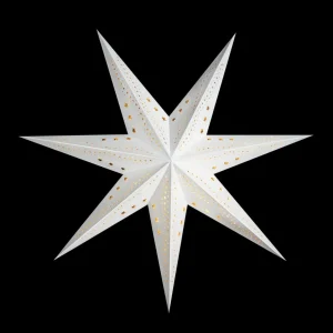 STERNTALER Samt étoile en papier, Ø 75 cm blanc^ Lumière De Noël