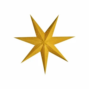 STERNTALER Samt étoile en papier, Ø 75 cm jaune^ Lumière De Noël