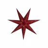 STERNTALER Samt étoile en papier, Ø 75 cm rouge^ Lumière De Noël