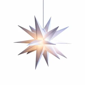 STERNTALER étoile déco IP44 E14 Ø 55 cm blanc^ Lumière De Noël
