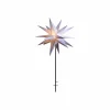 STERNTALER étoile LED IP44 pied Ø 100 cm blanc^ Lumière De Noël
