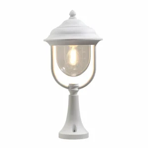 Konstsmide Superbe luminaire pour socle Parma blanche^ Potelets Extérieurs