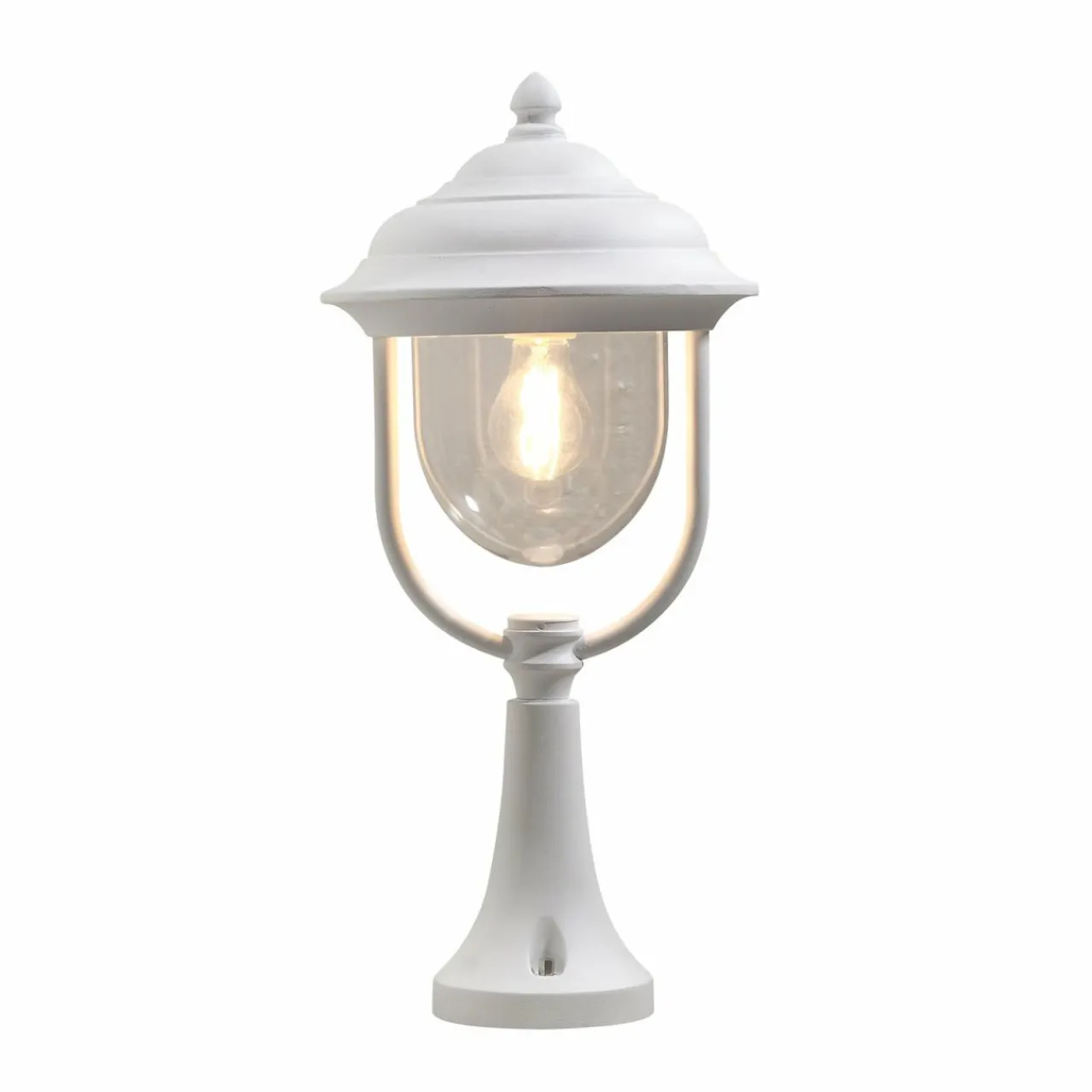 superbe_luminaire_pour_socle_parma_blanche_1.webp Konstsmide Superbe luminaire pour socle Parma blanche^ Potelets Extérieurs