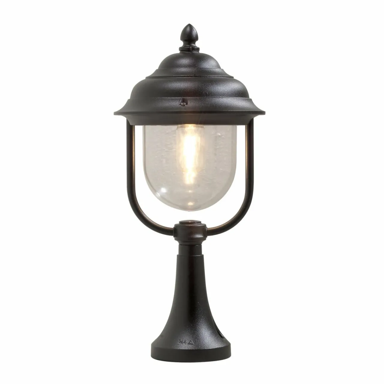 superbe_luminaire_pour_socle_parma_noire_1.webp Konstsmide Superbe luminaire pour socle Parma noire^ Potelets Extérieurs