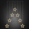 Konstsmide Christmas Superbe rideau lumineux LED Etoiles, 70 lampes^ Lumière De Noël