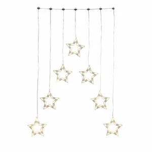 Konstsmide Christmas Superbe rideau lumineux LED Etoiles, 70 lampes^ Lumière De Noël