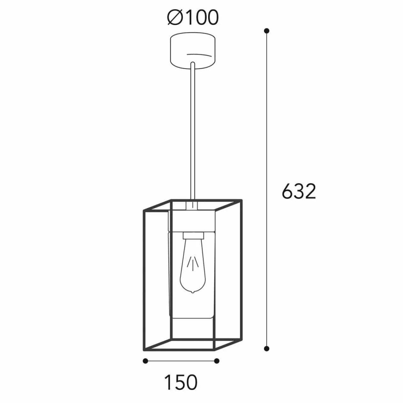 suspension_cubic__laiton_ancienopale_0.webp Moretti Luce Suspension Cubic³ 3368 laiton ancien/opale^ Suspensions D'Extérieur