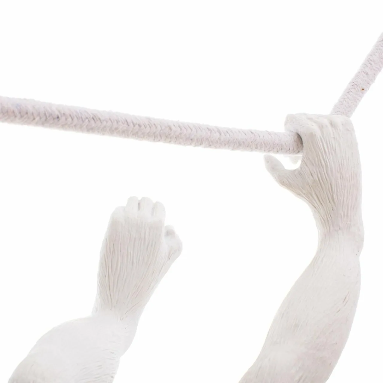 suspension_dco_led_monkey_lamp_blanche_oscillante_5.webp SELETTI Suspension déco LED Monkey Lamp blanche oscillante^ Lampes Décoratives