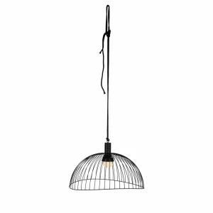 JUST LIGHT. Suspension LED David à batterie, fer, dimmable^ Lampes Décoratives