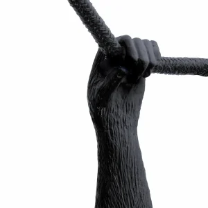 SELETTI Suspension LED Monkey Lamp oscillante noire^ Lampes Décoratives