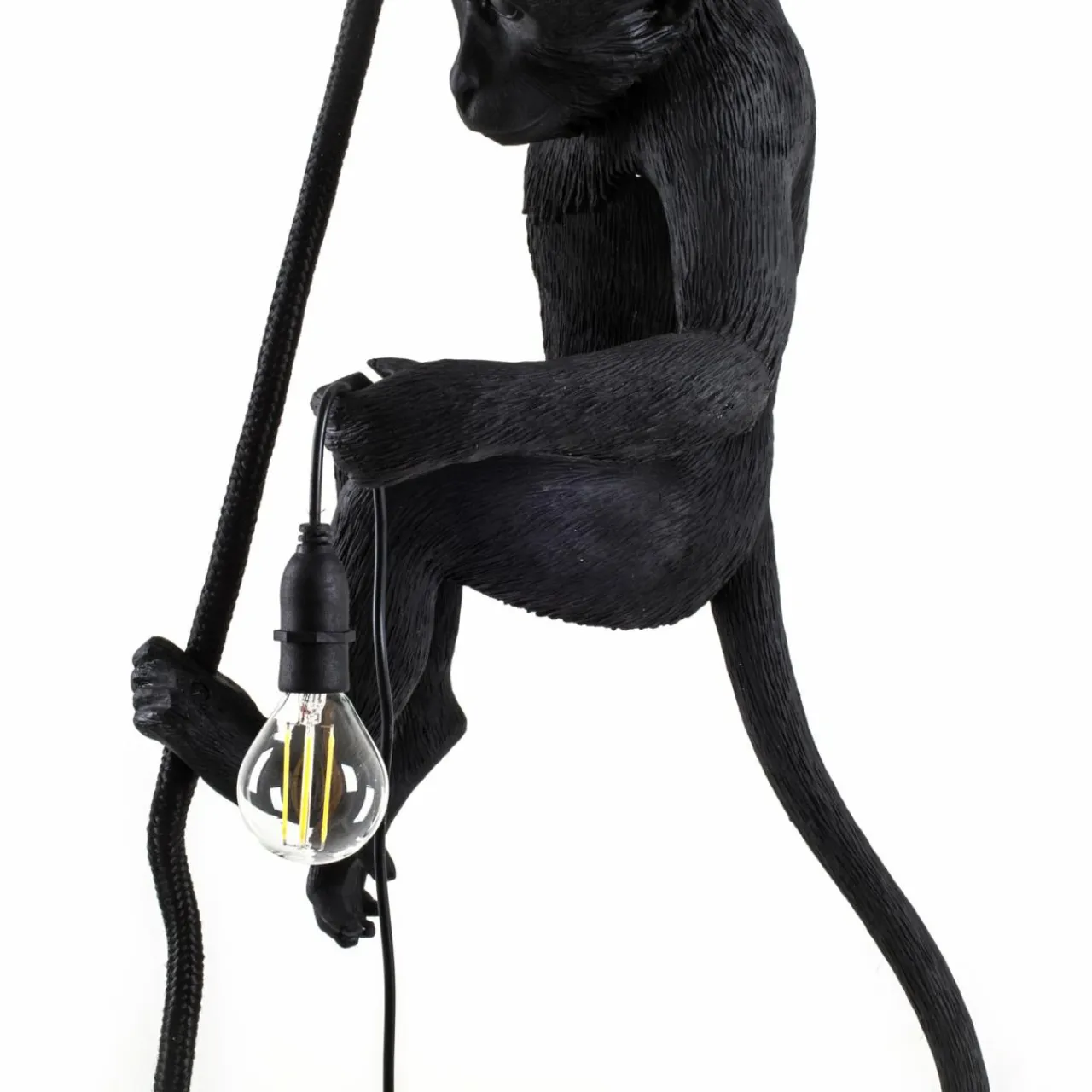 suspension_led_monkey_lamp_suspendue_noire_3.webp SELETTI Suspension LED Monkey Lamp suspendue noire^ Lampes Décoratives
