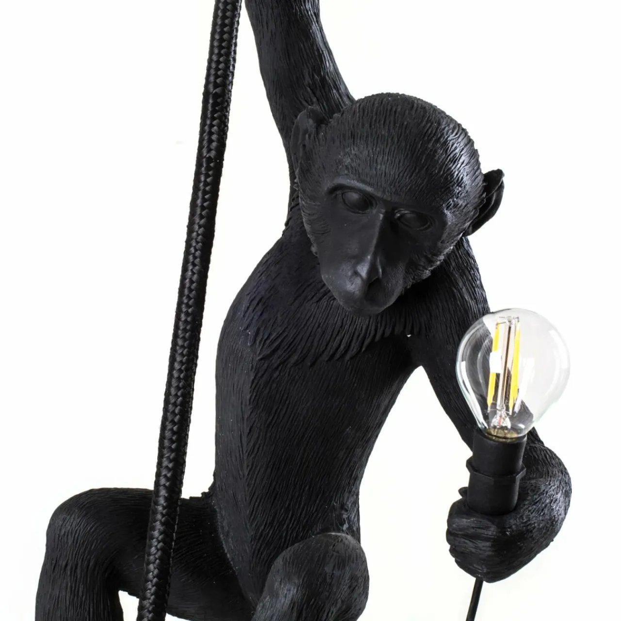 suspension_led_monkey_lamp_suspendue_noire_5.webp SELETTI Suspension LED Monkey Lamp suspendue noire^ Lampes Décoratives