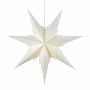 Markslöjd Étoile déco Daria, blanche Ø 60 cm^ Lumière De Noël