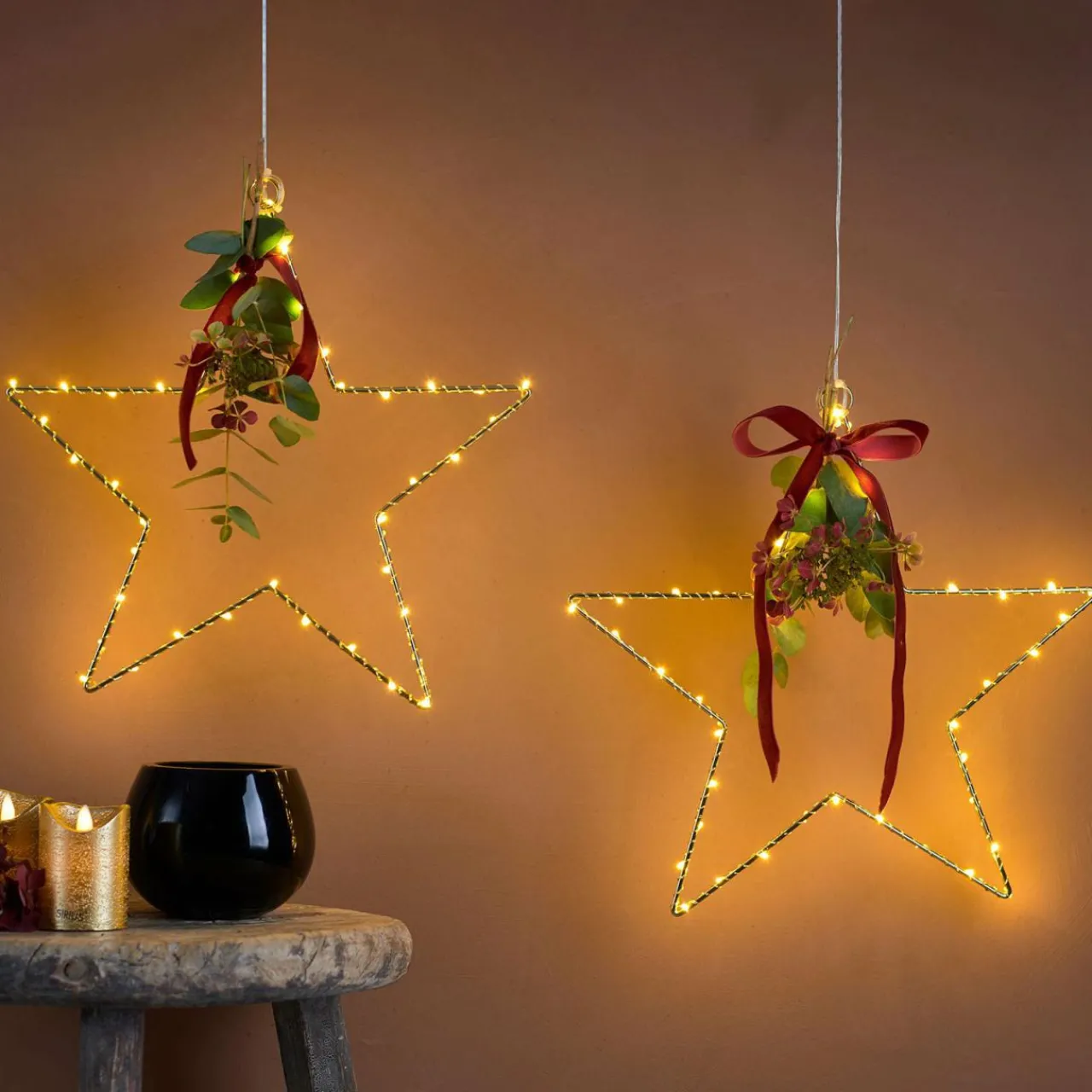 toile_dco_led_liva_star_dore__cm_0.webp Sirius Étoile déco LED Liva Star, dorée, Ø 30 cm^ Lumière De Noël