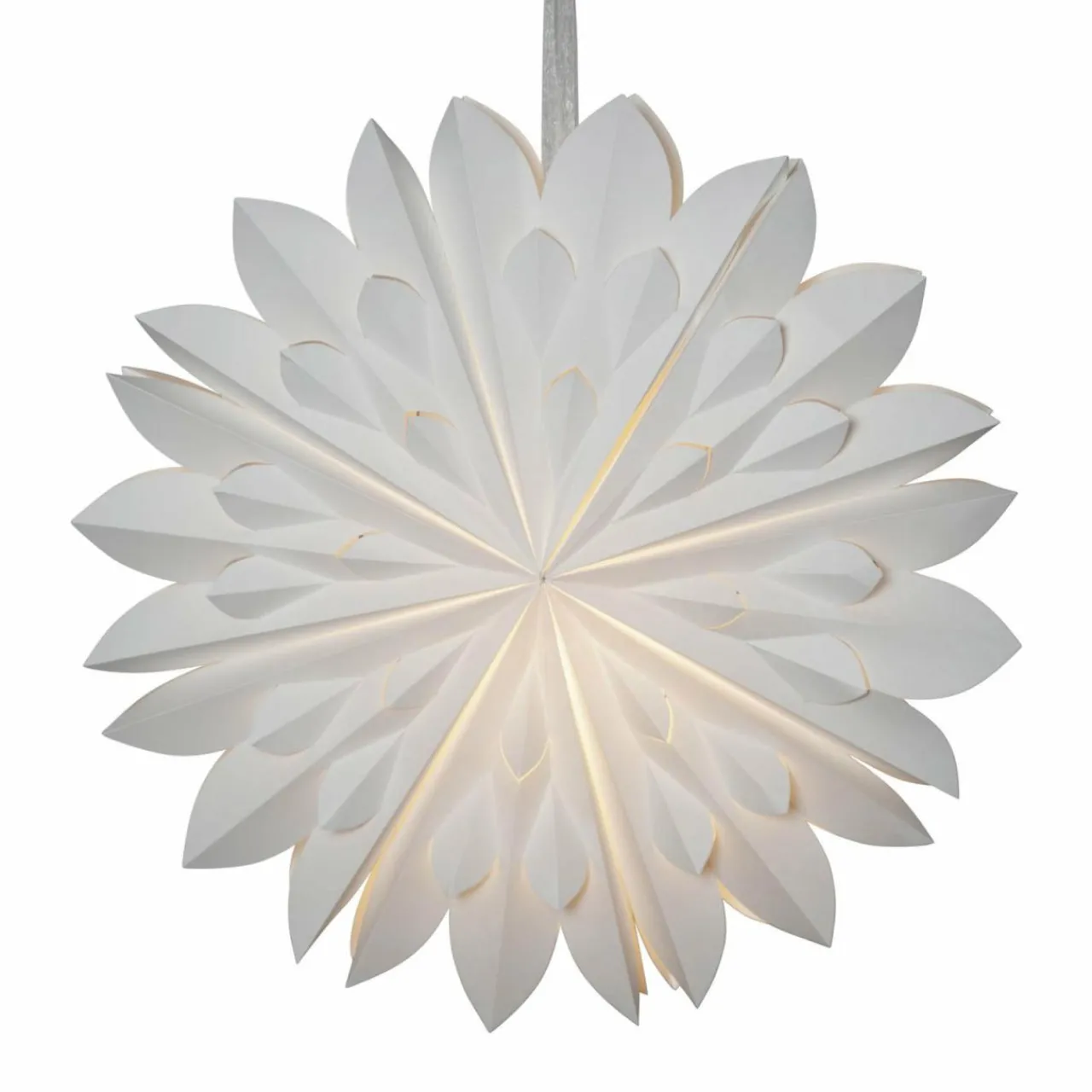toile_dcorative_cliff_papier_sans_douille_blanc__cm_2.webp STAR TRADING Étoile décorative Cliff, papier, sans douille blanc Ø 60cm^ Lumière De Noël