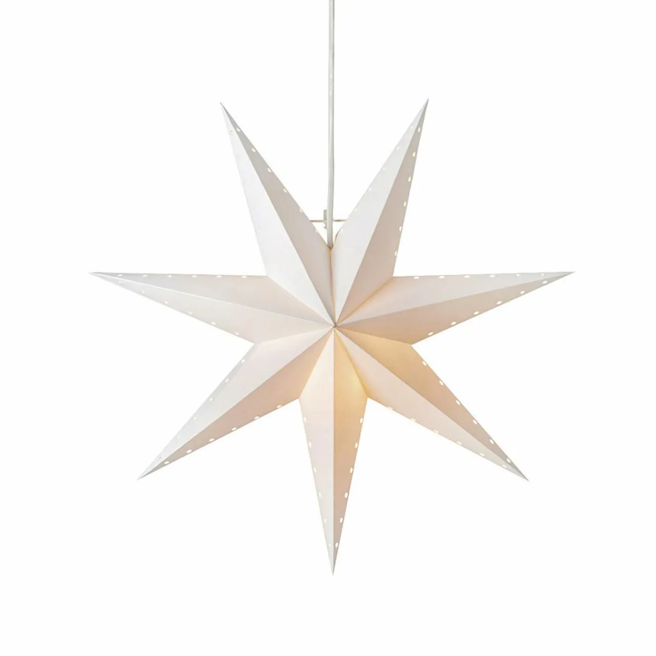 toile_dcorative_lively_suspendue_blanche___cm_0.webp Markslöjd Étoile décorative Lively, suspendue, blanche, Ø 45 cm^ Lumière De Noël