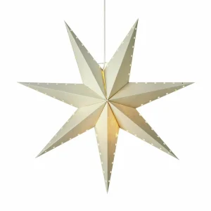 Markslöjd Étoile décorative Lively, suspendue, grise, Ø 45 cm^ Lumière De Noël