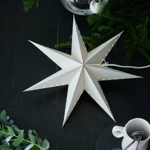 Markslöjd Étoile décorative Lively, suspendue, grise, Ø 45 cm^ Lumière De Noël