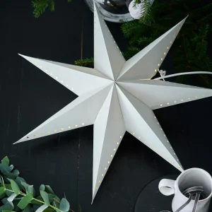 Markslöjd Étoile décorative Lively, suspendue, grise, Ø 60 cm^ Lumière De Noël