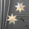 STAR TRADING Étoile en papier Bobo, 7 branches blanc Ø 34 cm^ Lumière De Noël
