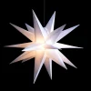 STERNTALER Étoile LED extérieur 18 branches blanche, Ø 55 cm^ Lampes Décoratives
