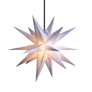 STERNTALER Étoile LED extérieur 18 branches blanche, Ø 40 cm^ Lumière De Noël