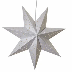 Markslöjd Étoile marquante Solvalla 45 cm argenté^ Lumière De Noël