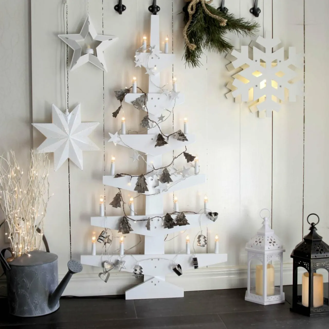 toile_mini_en_mtal_blanche_1.webp STAR TRADING Étoile Mini en métal, blanche^ Lumière De Noël