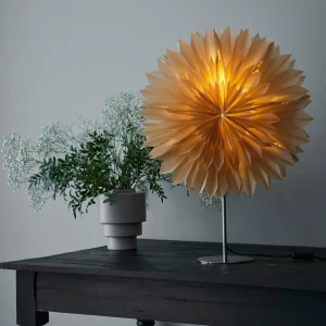 Markslöjd Étoile sur pied Solina, Ø 35 cm ambrée^ Lumière De Noël