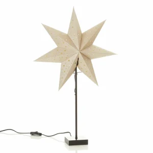 Markslöjd Étoile sur pied Solvalla - hauteur 69 cm doré^ Lumière De Noël