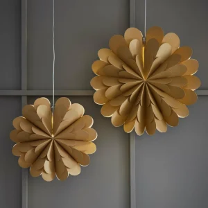 Markslöjd Étoile suspendue Maravilla, dorée Ø 60 cm^ Lumière De Noël
