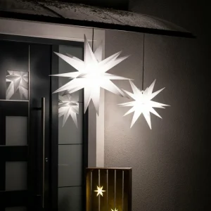 STERNTALER Étoile XXL extérieur 18 branches 80 cm blanche^ Lumière De Noël