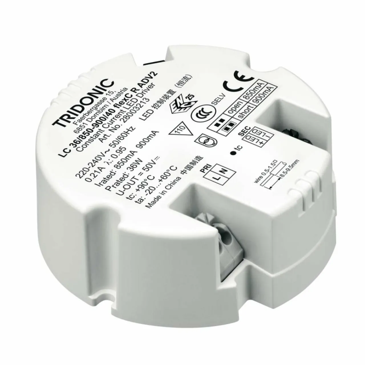 tridonic_driver_led_lc_w_ma_flexc_r_adv_0-3.webp TRIDONIC driver LED LC 36 W 850-900mA flexC R ADV2^ Bloc D'Alimentation Courant Constant