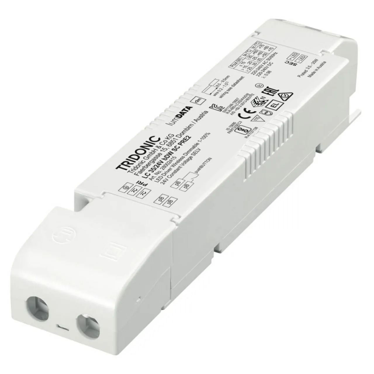 tridonic_driver_led_lc_w_v_bdw_sc_pre_dim_0.webp TRIDONIC driver LED LC 35W 24V bDW SC PRE2 dim^ Bloc D'Alimentation Courant Constant