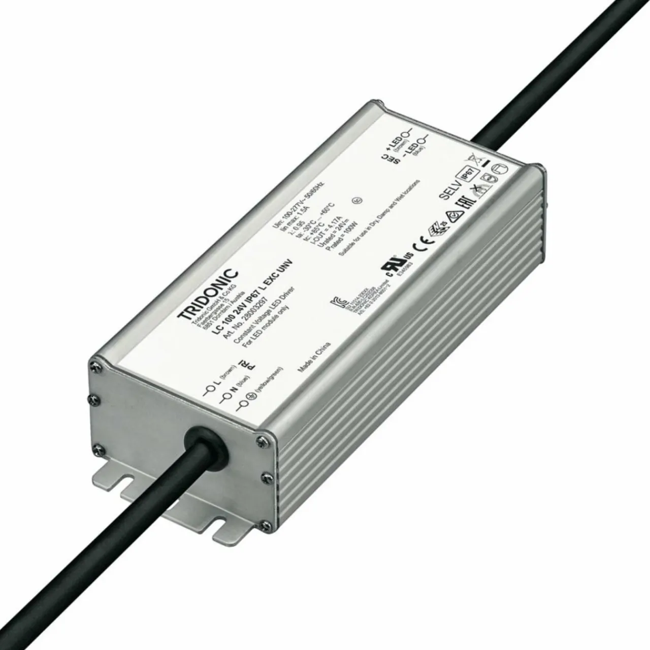 tridonic_driver_led_lc_w_v_ip_l_exc_unv_0-1.webp TRIDONIC driver LED LC 100W 24V IP67 L EXC UNV^ Bloc D'Alimentation Courant Constant