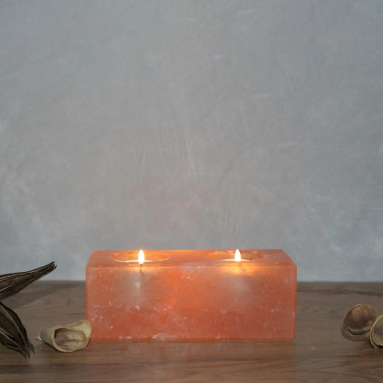 twin_cube_support_bougie_chauffeplat_cristal_sel_1.webp Wagner Life Twin Cube support bougie chauffe-plat cristal sel^ Lampes Décoratives