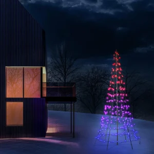 twinkly Light Tree pour l'extérieur, RGBW, hauteur 200cm^ Lumière De Noël