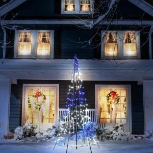 twinkly Light Tree pour l'extérieur, RGBW, hauteur 200cm^ Lumière De Noël