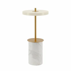 UMAGE lampe à poser LED rechargeable Asteria Move Mini, blanc 26 cm IP44^ Lampes Décoratives