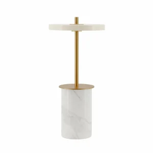 UMAGE lampe à poser LED rechargeable Asteria Move Mini, blanc 26 cm IP44^ Lampes Décoratives