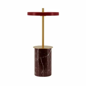 UMAGE lampe à poser LED rechargeable Asteria Move Mini, rouge, 26 cm IP44^ Lampes Décoratives