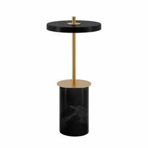UMAGE lampe de table LED rechargeable Asteria Move Mini noir 26cm IP44^ Lampes Décoratives