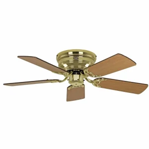 CasaFan Ventilateur Classic Flat III laiton poli 103 cm^ Ventilateurs