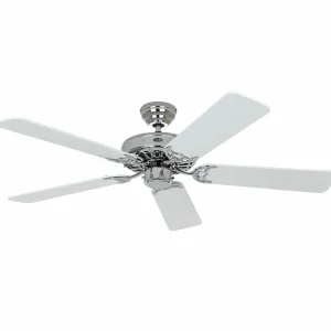 CasaFan Ventilateur Classic Royal 132 chromé/blanc-gris^ Ventilateurs