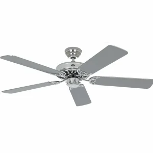 CasaFan Ventilateur Classic Royal 132 chromé/blanc-gris^ Ventilateurs