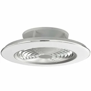 Mantra Iluminación Ventilateur de plafond Alisio, LED, contrôlable par App, chrome^ Ventilateurs