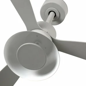 FARO BARCELONA Ventilateur de plafond Amelia Cone lampe LED gris^ Ventilateurs